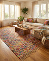 Tulum Trellis Collection Area Rug - Casablanca Rectangle Multi  lifestyle 4