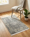 Caribbean Breeze Collection Area Rug -  Utila Rectangle Fume Gray  lifestyle 27