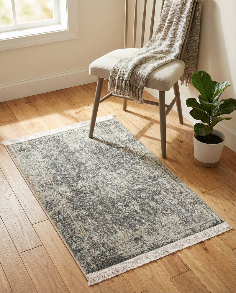 Caribbean Breeze Collection Area Rug -  Utila Rectangle Fume Gray  lifestyle 27