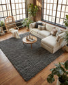 Eternal Plush Oasis Collection Area Rug -  Tranquility (Smoke) Rectangle Smoke  lifestyle 21