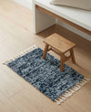 Cozy Cove Shag Collection Area Rug -  Harbor Rectangle Blue  lifestyle 44