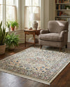 Persian Elegance Collection Area Rug -  Kerman (Ivory) Rectangle Ivory  lifestyle 10
