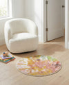 Wonder Tykes Collection Area Rug -  Flutter Round Multi  lifestyle 45