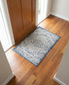 Tribal Terrace Treasures Collection Area Rug - Mayan Marina (Blue) Rectangle Blue  lifestyle 19