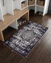 Georgetown Rugs Collection Area Rug - Dupont (Navy Blue) Rectangle Navy Blue  lifestyle 8