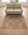 Heritage Elegance Collection Area Rug -  Windsor (Rust Red) Rectangle Rust Red  lifestyle 28