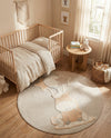 Wonder Tykes Collection Area Rug - Enchanted Round Peach Blossom  lifestyle 59