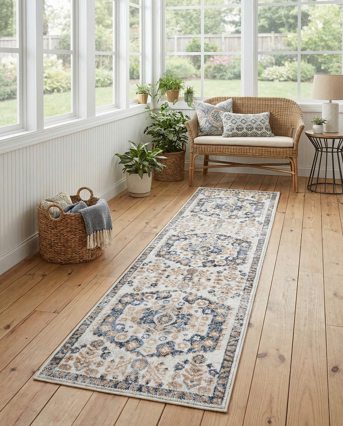 Cambridge Classics Collection Area Rug -  Pembroke (Cream) Runner Cream  lifestyle 82