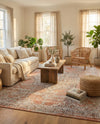 Mykonos Manor Collection Area Rug -  Tinos (Salmon Pink) Rectangle Salmon Pink  lifestyle 15