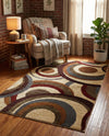 Bistro Lounge Collection Area Rug -  Macchiato Rectangle Beige  lifestyle 18