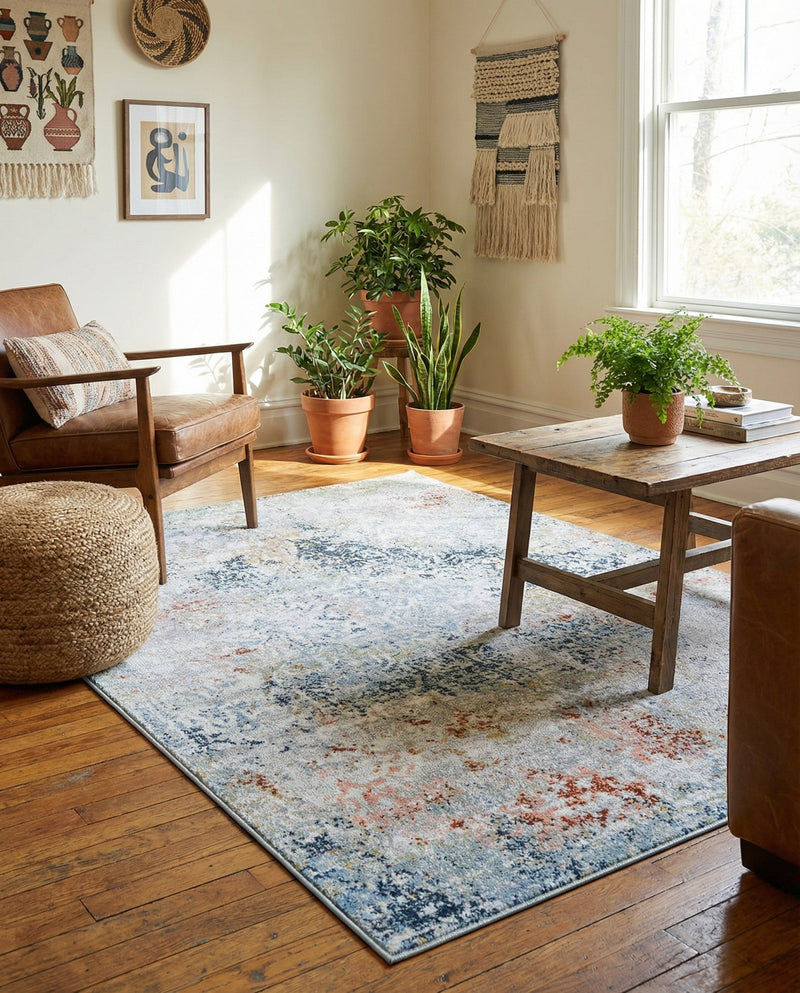 Aegean Elegance Washables Collection Area Rug -  Serifos Rectangle Multi  lifestyle 61