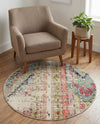 Sedona Vista Collection Area Rug -  Cholla Round Multi  lifestyle 43