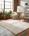 Luminara Sands Collection Area Rug - Elysium (Carnation Pink) Square Carnation Pink  lifestyle 75