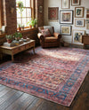 Zahara Oasis Collection Area Rug -  Meknes Rectangle Antique Pink  lifestyle 12
