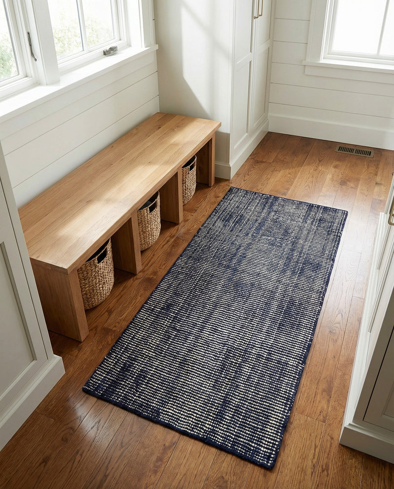Berkshire Estate Collection Area Rug - Windsor (Blueberry) Runner Blueberry  lifestyle 31