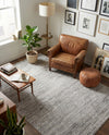 Bloomsbury Elegance Collection Area Rug -  Kensington (Gray) Rectangle Gray  lifestyle 11