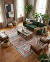 Dresden Elegance Collection Area Rug -  Zittau Rectangle Salmon  lifestyle 62