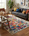Marrakesh Elegance Collection Area Rug -  Azilal Rectangle Multi  lifestyle 32