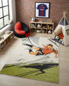 Wonder Tykes Collection Area Rug -  Mirage Rectangle Gray  lifestyle 10