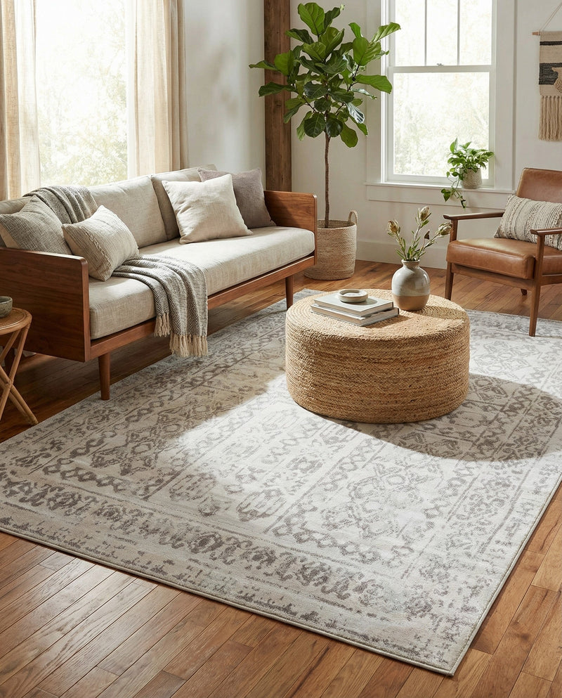 Cambridge Classics Collection Area Rug - Trinity (Cream) Rectangle Cream  lifestyle 14