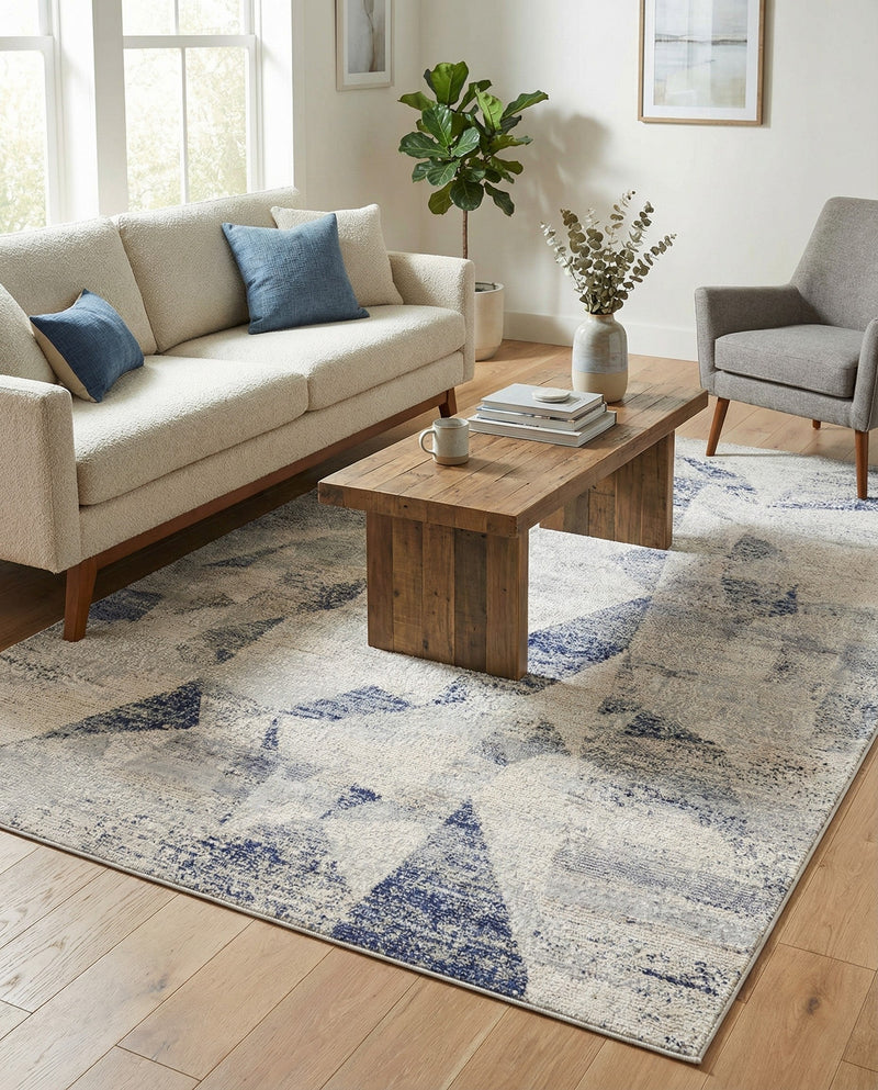 Aegean Elegance Collection Area Rug -  Crete Rectangle Gray  lifestyle 10