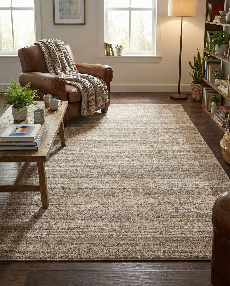 Studio Haven Collection Area Rug -  Conservatory (Beige) Rectangle Beige  lifestyle 25