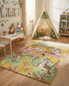 Wonder Tykes Collection Area Rug -  Groove Rectangle Multi  lifestyle 9