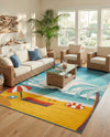 Seaside Haven Rugs Collection Area Rug -  Dockside Rectangle Multi  lifestyle 21