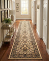 Isfahan Elegance Collection Area Rug - Naghsh-e Jahan (Ivory) Runner Ivory  lifestyle 45