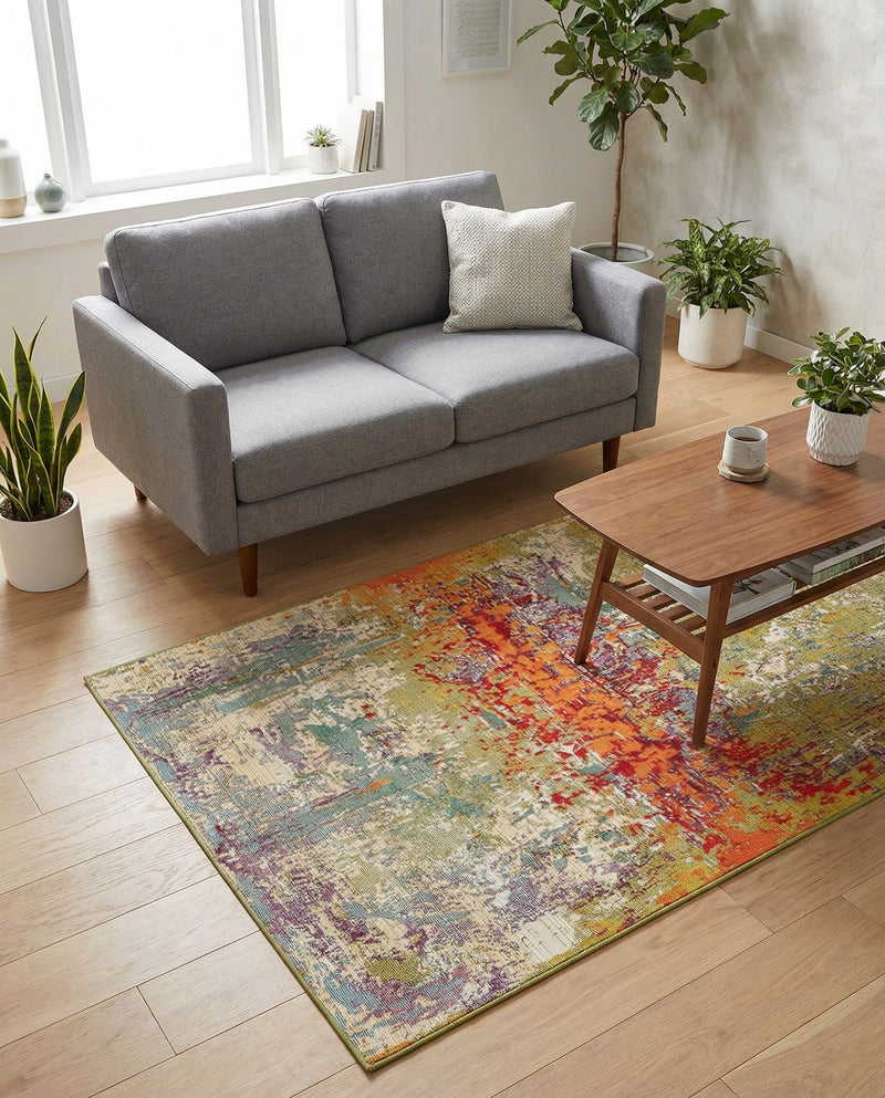 Urban Terrace Collection Area Rug -  Terrace Rectangle Multi  lifestyle 31