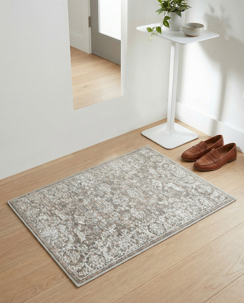 Metro Heights Collection Area Rug -  Astoria Rectangle Gray  lifestyle 27