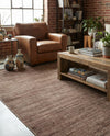 Bloomsbury Elegance Collection Area Rug -  Kensington (Brown) Rectangle Brown  lifestyle 12