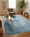 Bazaar Chic Collection Area Rug -  El Jadida Rectangle Blue  lifestyle 11