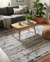 Bloomsbury Elegance Collection Area Rug -  Soho Rectangle Gray  lifestyle 44