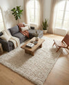 Eternal Plush Oasis Collection Area Rug -  Tranquility (Linen) Rectangle Linen  lifestyle 17