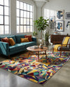 Marrakesh Elegance Collection Area Rug -  Toubkal Rectangle Multi  lifestyle 13