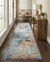 Caribbean Breeze Collection Area Rug -  Yucatan Runner Multi  lifestyle 50