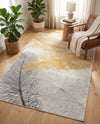 Bloomsbury Elegance Collection Area Rug -  Westminster Rectangle Yellow Gray  lifestyle 45