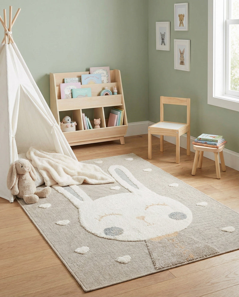 Wonder Tykes Collection Area Rug -  Blisswood Rectangle Peach Blossom  lifestyle 13