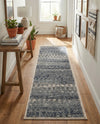 Aegean Elegance Collection Area Rug -  Santorini Runner Gray  lifestyle 35