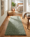 Alpine Plush Collection Area Rug -  Cortina (Sage) Runner Sage  lifestyle 53