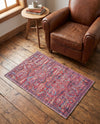 Zahara Oasis Collection Area Rug -  Tangier Rectangle Rust Red  lifestyle 6
