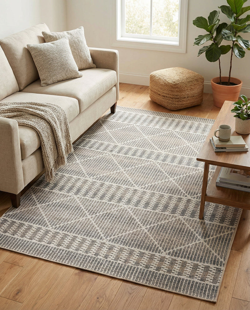 Savannah Pergola Collection Area Rug -  Glade Rectangle Gray  lifestyle 13