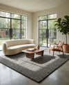Woolen Sphere Collection Area Rug - Orbsburg (Gray) Square Gray  lifestyle 34