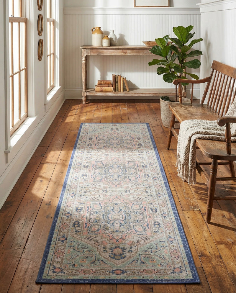 Savannah Series Collection Area Rug - Charleston (Multi) Runner Multi  lifestyle 69