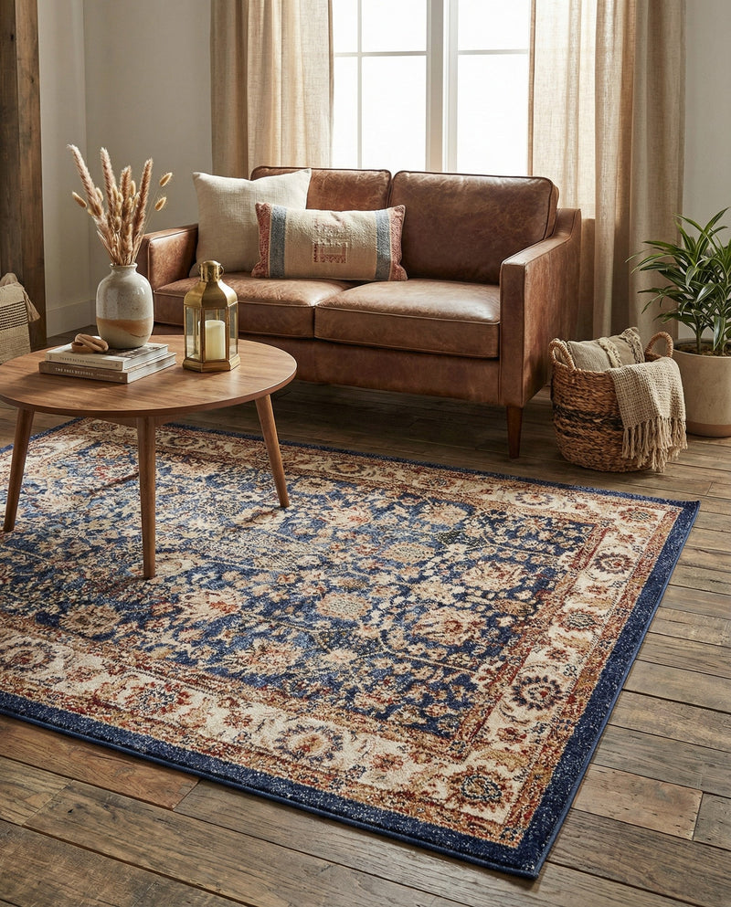 Eden Oasis Collection Area Rug -  Haven Rectangle Light Blue  lifestyle 10