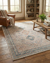 Coastal Haven Collection Area Rug -  Harborview Rectangle Multi  lifestyle 54