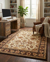 Jaipur Elegance Collection Area Rug -  Jal Rectangle Cream  lifestyle 10