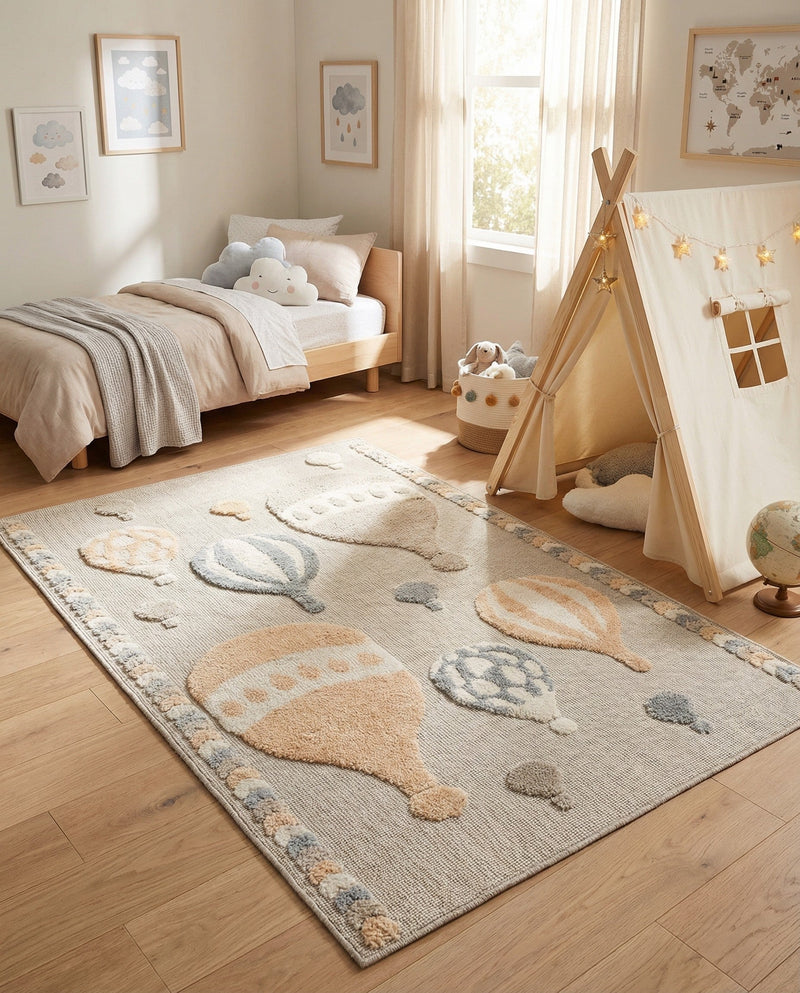 Wonder Tykes Collection Area Rug -  Joyscape Rectangle Multi  lifestyle 13