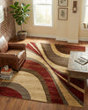 Bistro Lounge Collection Area Rug -  Frappe Rectangle Beige  lifestyle 11